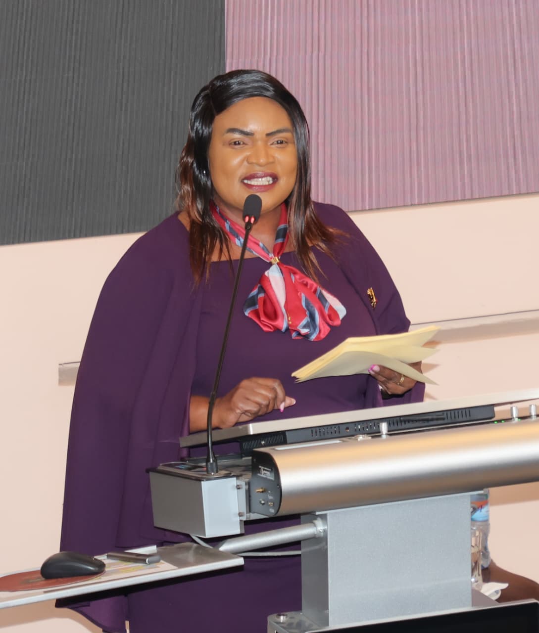 PS Dr. Jane Kere Imbunya Delivers Lecture at the National Defence College