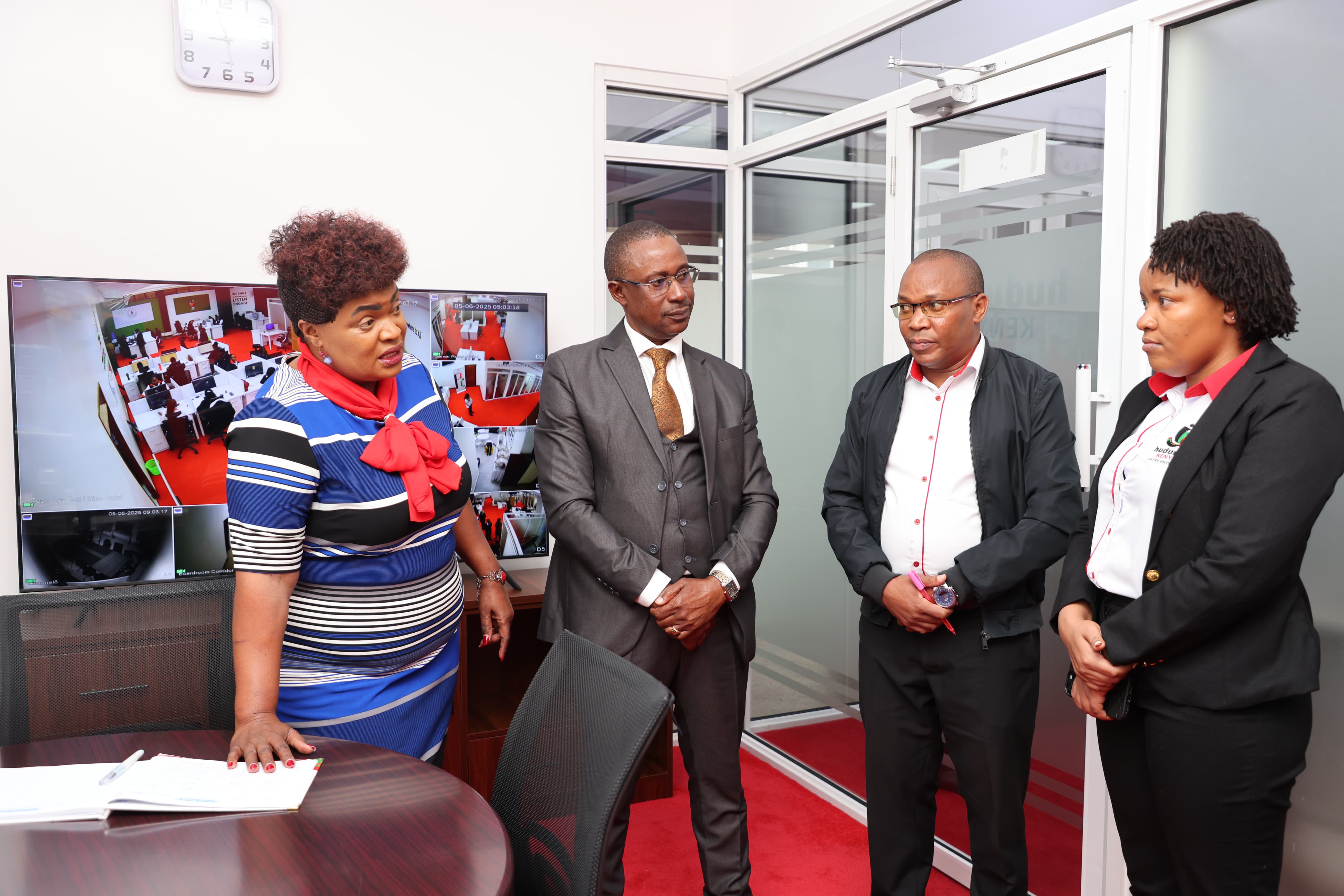 PS Imbunya Visits Huduma Contact and Tele-Counselling Centre