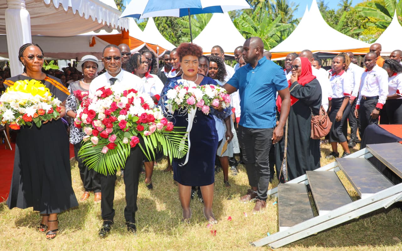 PS Dr. JANE IMBUNYA JOINS LEADERS IN PAYING LAST RESPECTS  TO HUDUMA CEO BEN KAI'S FATHER