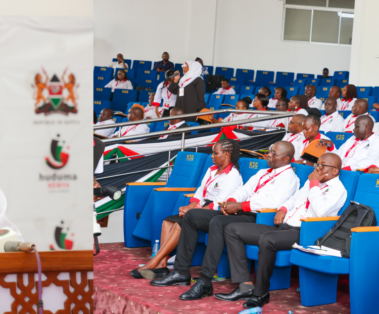 PS with Centre Managers  during a conference in Mombasa