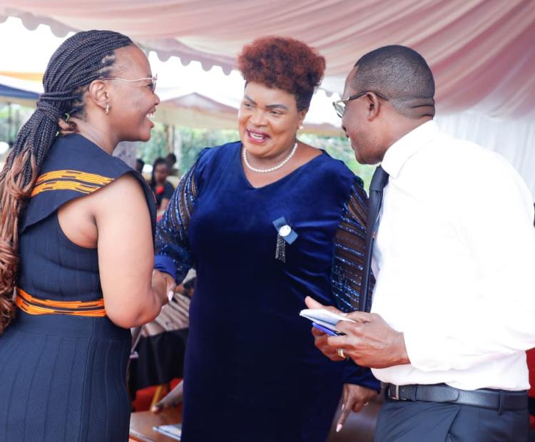 PS Dr. JANE IMBUNYA JOINS LEADERS IN PAYING LAST RESPECTS  TO HUDUMA CEO BEN KAI'S FATHER